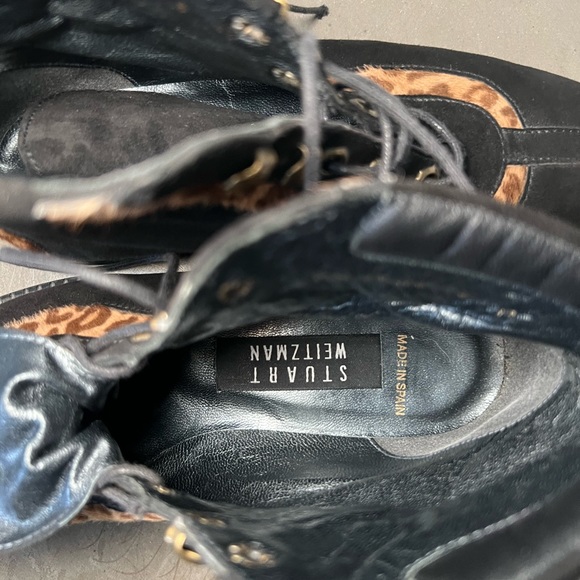 Stuart Weizman Suede Tie Booties - Picture 4 of 5